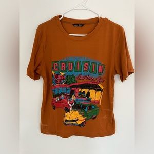 Cruisin Car Graphic Short Sleeve Tee